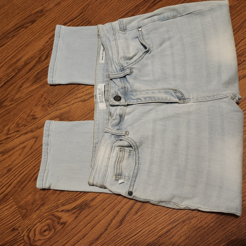 Judy Blue Light Blue Women's Straight Jeans - Picture 3 of 6